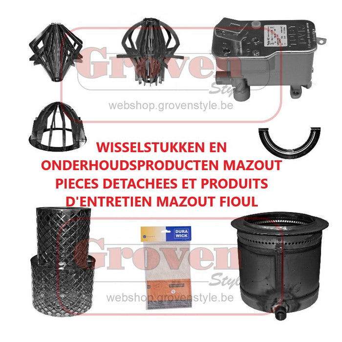 Wisselstukken en onderhoudsproducten mazout pièces détachées et produits d'entretien mazout fioul