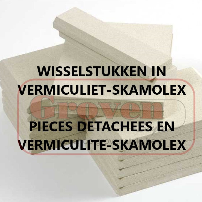 Vermiculiet vervangonderdelen - pièces détachées en vermiculite skamolex
