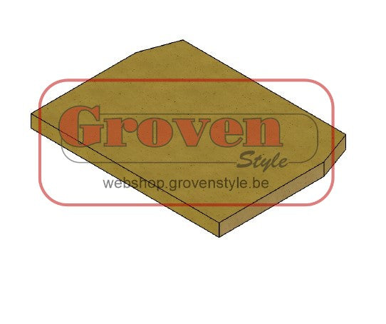 Barbas ESCAMOLUX 80/65 SLIDE BELL 2 80 65 Remplaat vermiculiet trapezium - plaque de frein vermiculite trapezium