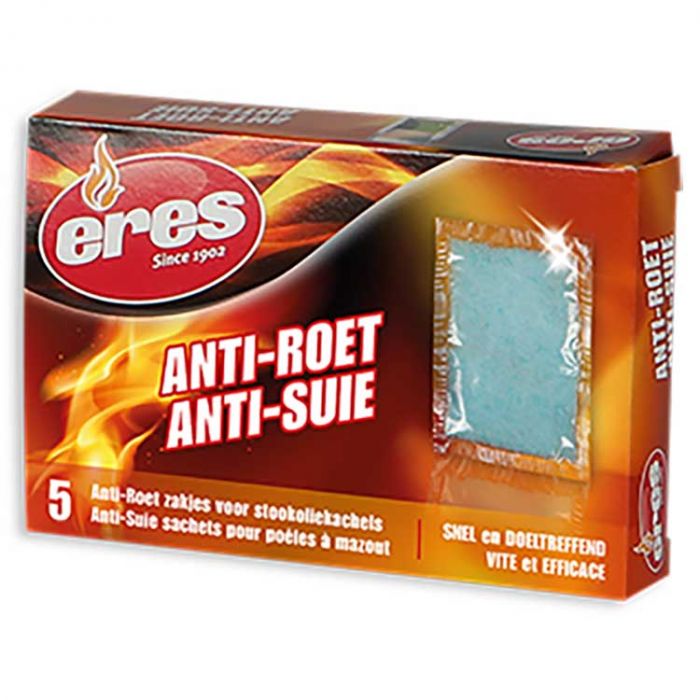 ERES Anti-Roetpoeder stookoliekachels 5 zakjes - Anti-Suie sachets pour poêls à mazout