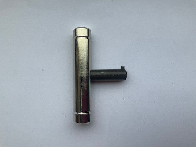 Barbas 301761 handgreep Bajonetslot nikkel 10mm - Poignée baïonnette en nickel 10 mm