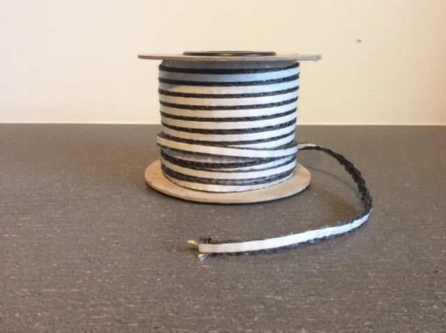 Kachel koord plat zelfklevend / Joint plat creux noir et adhésif