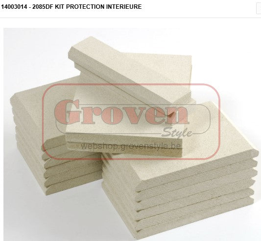 STUV - 20/85DF SET Bekleding verbrandingskamer 14003014 SET Garniture Vermiculite