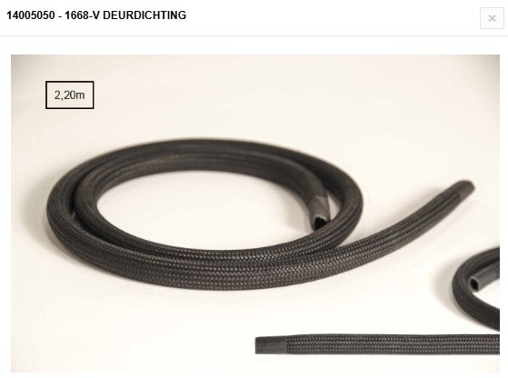 STUV -1668-V - 14005050 - Deurdichting / Joint de porte