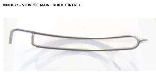 STUV 30001027 koude handgreep STUV 30 - 30 C Main froide cintrée
