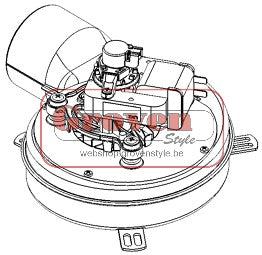 MCZ rookgasventilator 41451600400 extracteur de fumée