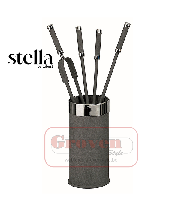 STELLA ALYA haardstel antraciet - serviteur anthracite