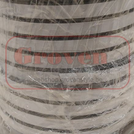 BARBAS - 301593 Zelfklevende glas koord 15x3 joint plat noir et adhésif