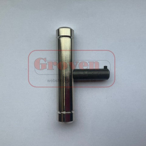 BARBAS 301761 Poignée baïonnette en nickel 10 mm