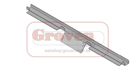 BARBAS - 332873 RVS versteviging remplaat Cuatro-3 90 Renfort en acier inoxydable pour plaque de frein