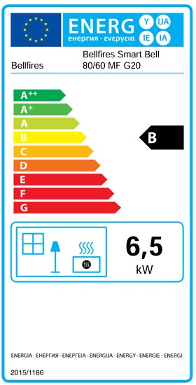 BARBAS BELLFIRES SMART BELL 80/60 foyer à gaz MODELE EXPO