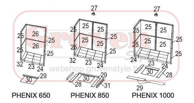 BODART & GONAY - 07CV600A 445x330x25 vermiculite Phenix 650