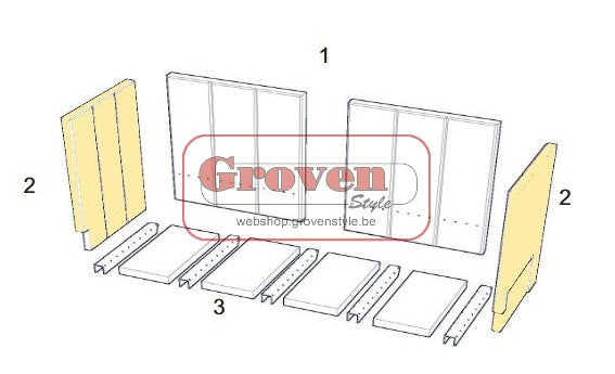 BODART & GONAY - Phenix 85 GREEN - kit skamolex vermiculite côtés