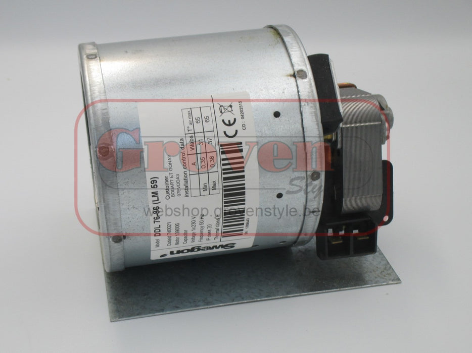 BODART & GONAY Ventilator/Ventilateur - DDL76-86 (LM59) 07EVDDA3

