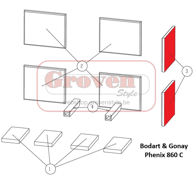 BODART & GONAY - 07CV860A Vermiculite Phenix 860 C 315x295x25