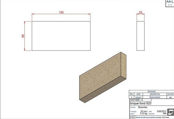 BODART & GONAY - 07CV920 Concept 920 et Concept 920 DF - brique fond