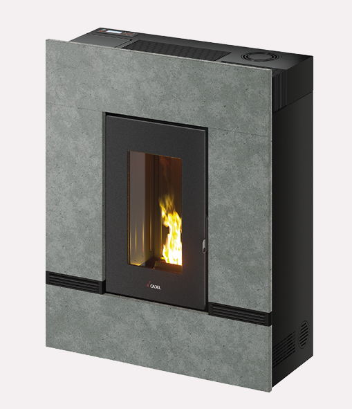 CADEL Mithos plus 12 up SPEKSTEEN pelletkachel SHOWROOM MODEL - STEATITE poêle à granulés MODELE EXPO