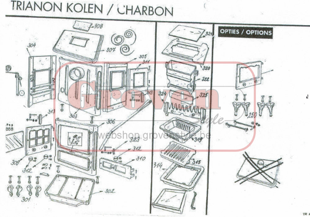 Laxevaags Trianon kolen explosie - Charbon explosion