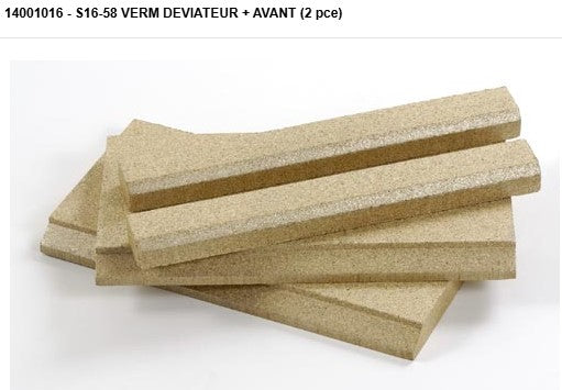 STUV -  14001016 Kit vermiculiet rookomleiding 1658 H 1658 Cube Kit de vemiculites déviateur